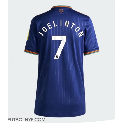 Camiseta Newcastle United Joelinton #7 Tercera Equipación para mujer 2025-26 manga corta